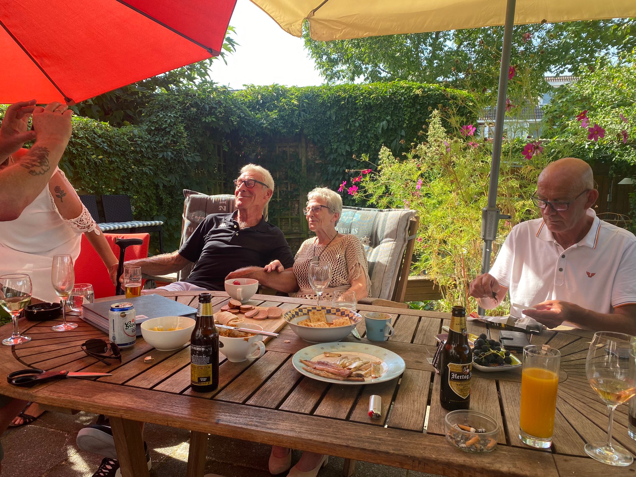 Familiereünie te Casa Cornelius.